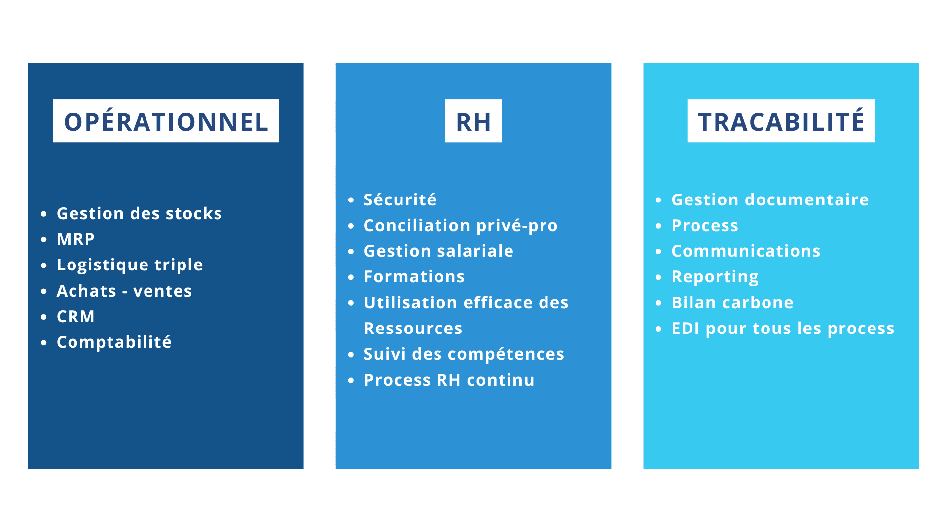 L'efficacité de l'entreprise par Facteris ERP